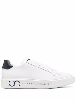 Casadei panelled low-top sneakers - White