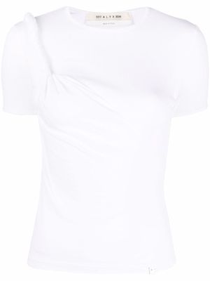 1017 ALYX 9SM asymmetric twist T-shirt - White