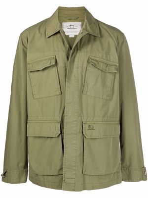 Woolrich cargo-pocket field jacket - Green