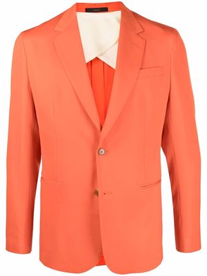 PAUL SMITH single-breasted wool blazer - Red