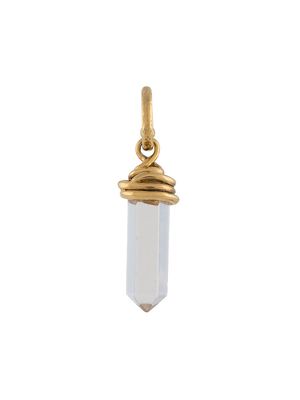 Goossens Talisman crystal single earring - Gold
