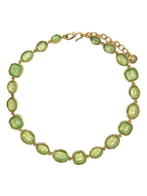 Goossens Cabochons row necklace - Gold