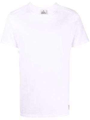 Vivienne Westwood short sleeved logo-patch T-shirt - White