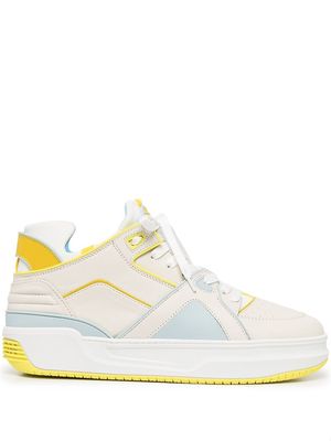 Just Don Tennis Courtside lace-up trainers - White