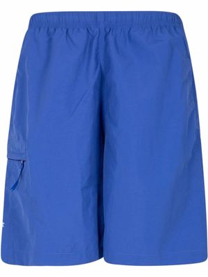 Supreme straight-leg Trail shorts "SS19" - Blue