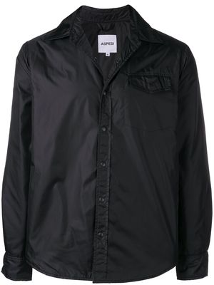 ASPESI lightweight shirt jacket - Black
