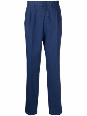 Lardini Emmosca straight-leg cotton trousers - Blue