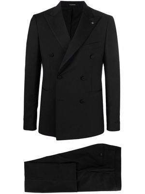 Tagliatore double-breasted suit - Black