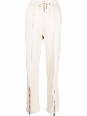 Just Cavalli straight-leg zip-detail trousers - Neutrals
