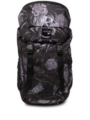 Yohji Yamamoto skull-print backpack - Black
