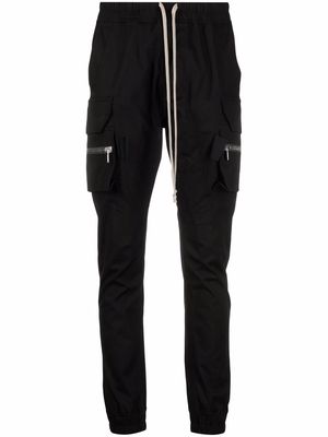 Rick Owens zip-pocket detail trousers - Black