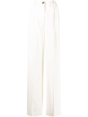 Loulou Studio high-waisted wide-leg trousers - Neutrals