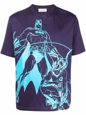 LANVIN Batman-print T-shirt - Purple