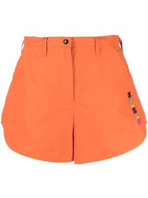 Emporio Armani Surfer-embroidered shorts - Orange