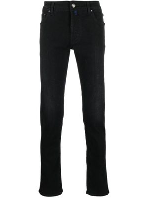 Jacob Cohen pocket square slim-fit jeans - Black