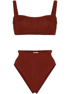 Hunza G Thema two-piece bikini - Brown