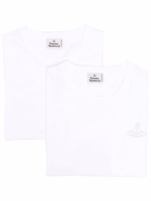 Vivienne Westwood pack-of-two Orb logo-print T-shirt - White
