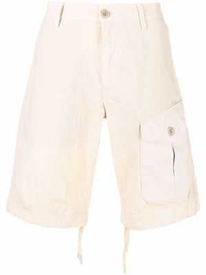 Ten C zip-detail bermuda shorts - Neutrals