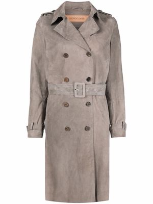 Giorgio Brato double-breasted tailored coat - Grey