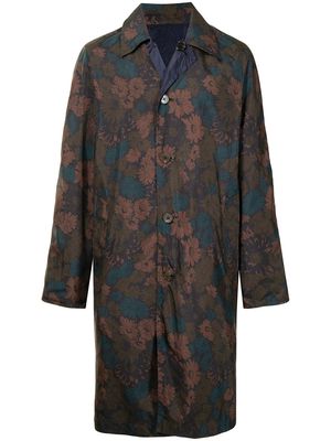PAUL SMITH reversible floral-print coat - Brown