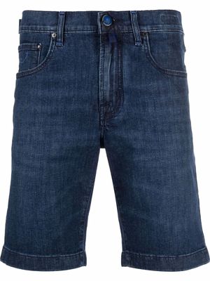 Jacob Cohen straight-leg denim shorts - Blue