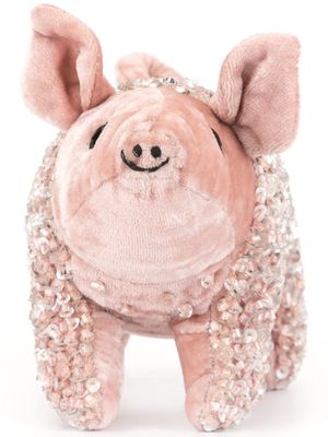 Anke Drechsel sequin plush piggy - Pink