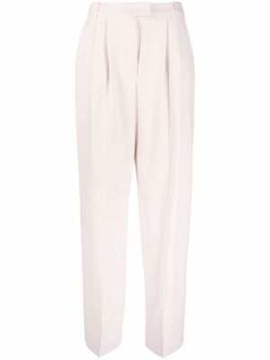 12 STOREEZ Duo pleat tailored trousers - Neutrals