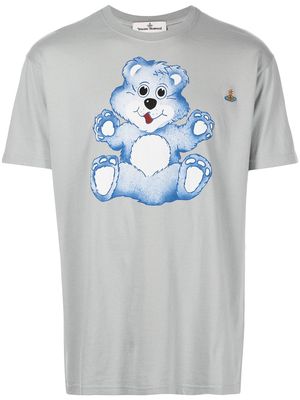 Vivienne Westwood teddy-print cotton T-shirt - Blue