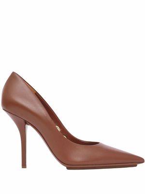 Burberry 100mm pointed-toe pumps - Brown