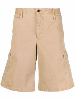 PT TORINO cotton cargo shorts - Neutrals