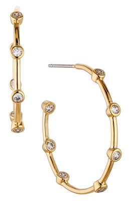 Nadri Daylight Hoop Earrings in Gold