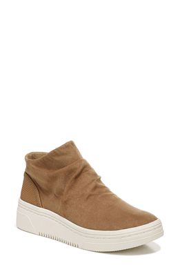 Dr. Scholl's Energy Ruched Platform High Top Sneaker in Honey