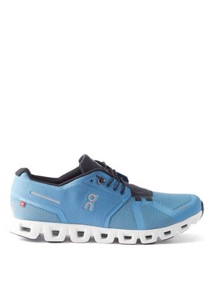 On - Cloud 5 Mesh Running Trainers - Mens - Blue White