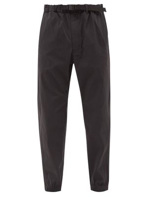 Goldwin - Belted Technical Nylon-blend Trousers - Mens - Black