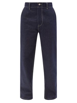 Toogood - Ironmonger Organic-cotton Straight-leg Jeans - Mens - Blue
