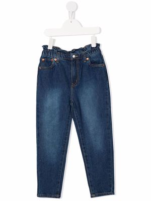 Levi's Kids mid-rise straight-leg jeans - Blue