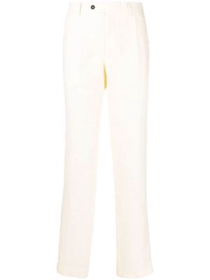 Lardini tailored linen trousers - Neutrals