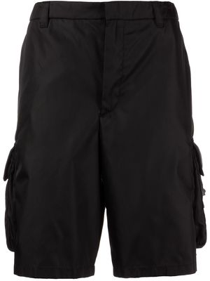 Prada buckle-pocket shorts - Black