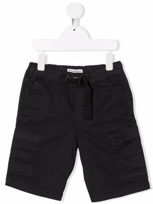 Woolrich Kids belted-waist bermuda shorts - Blue