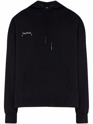 Tom Wood Antusa cotton hoodie - Black