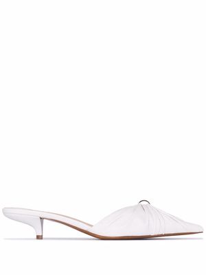 Angelo Figus Marry Me Now 35mm pointed-toe mules - White
