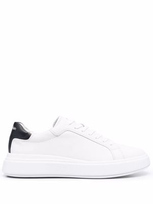 Calvin Klein braded heel-counter sneakers - White