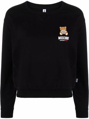 Moschino Teddy Bear motif sweatshirt - Black