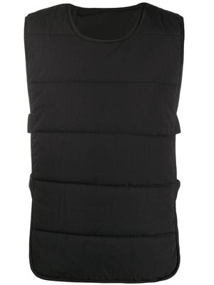 11 By Boris Bidjan Saberi padded bullet-proof style vest - Black
