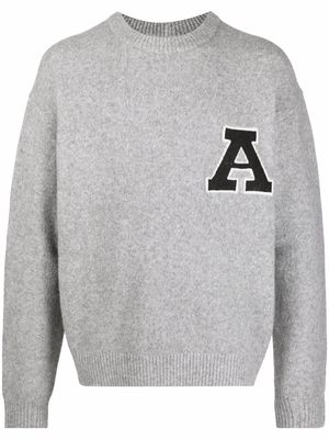 Axel Arigato chest logo-patch sweatshirt - Grey
