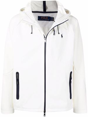 Polo Ralph Lauren zip-up hooded jacket - White