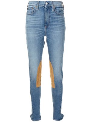 Polo Ralph Lauren patch-detail skinny jeans - Blue
