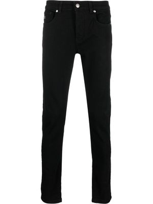 John Richmond slim-fit high-waist jeans - Black