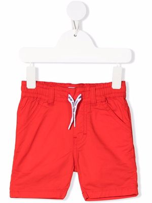 Timberland Kids drawstring-waist cotton shorts - Red