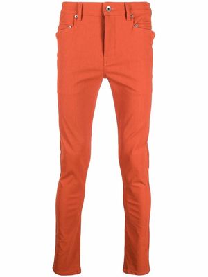 Rick Owens DRKSHDW tassel-detail skinny jeans - Orange